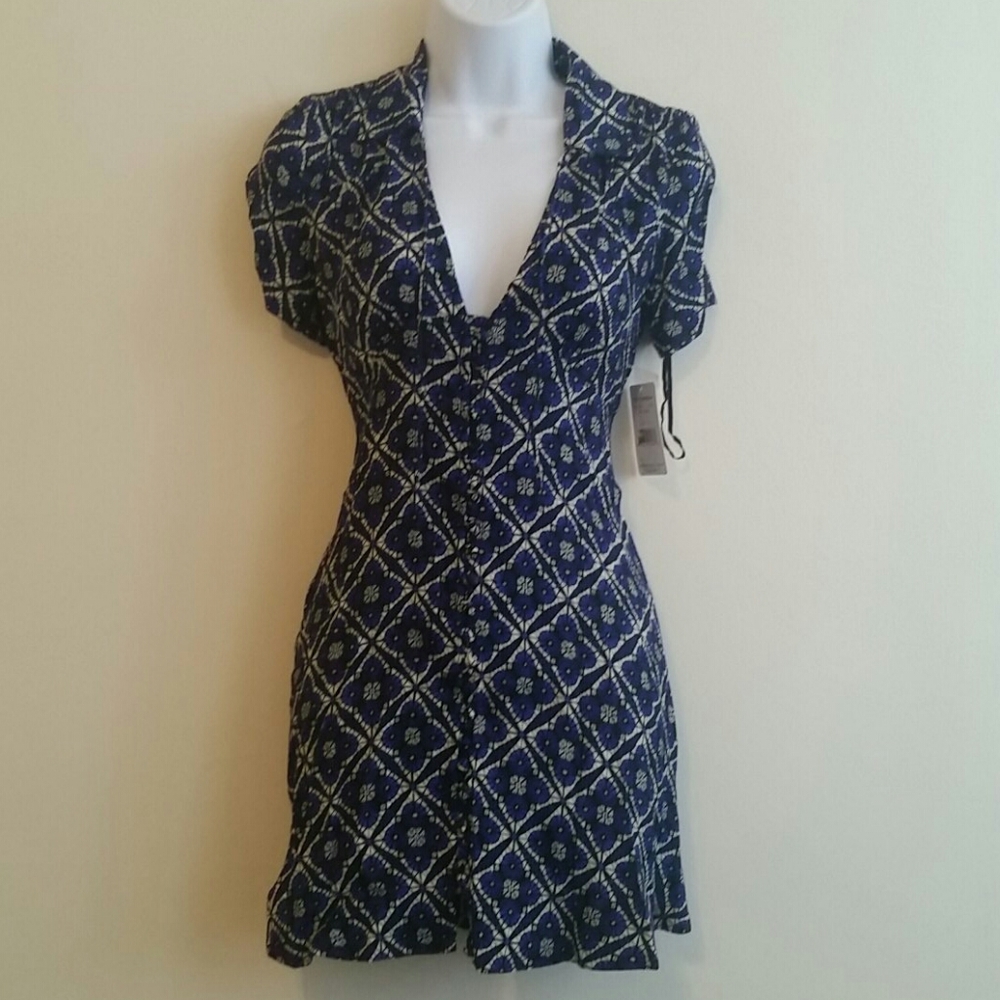 NWT Free People Onyx Combo Dress